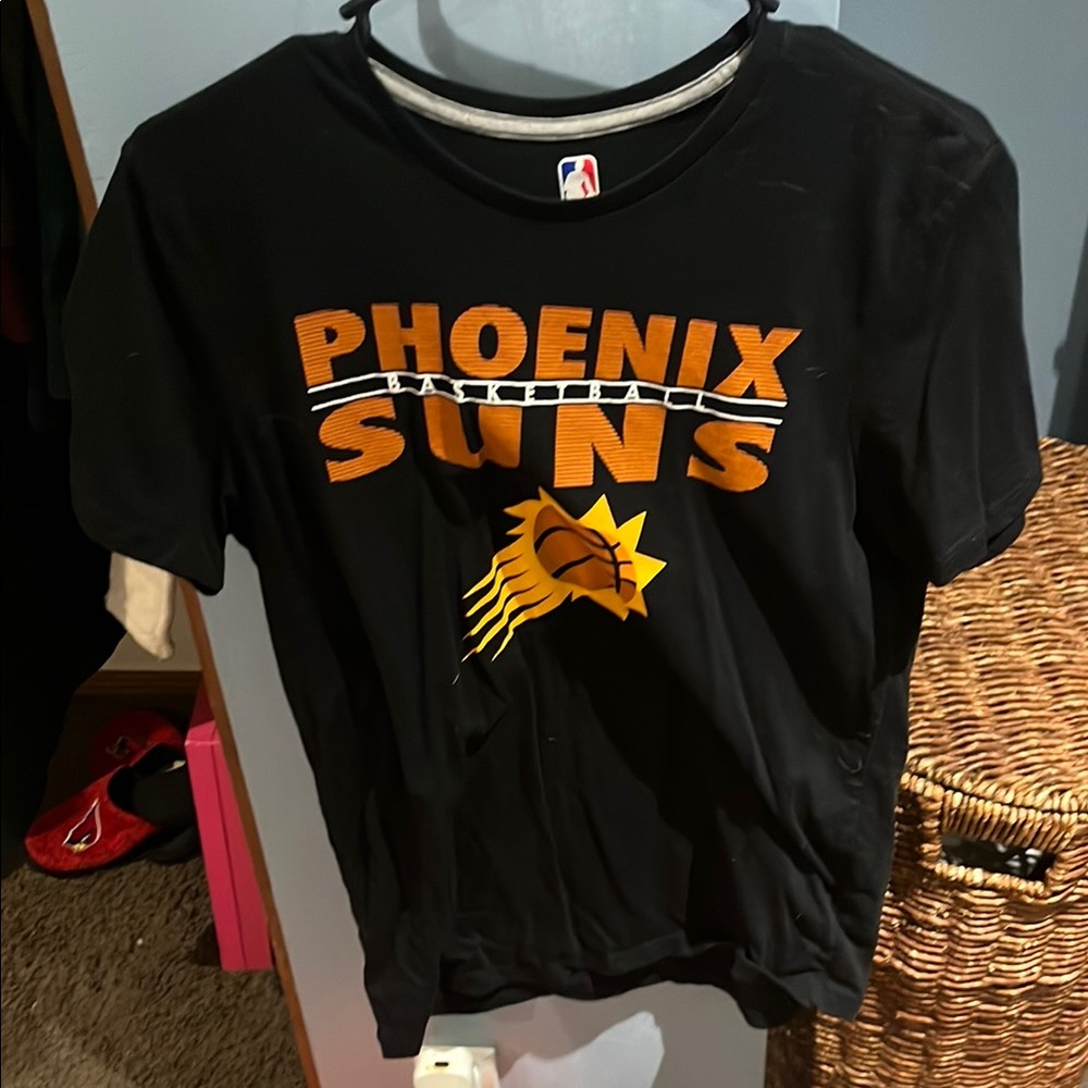 NBA Black Short Sleeve Tees Casual Sportswear